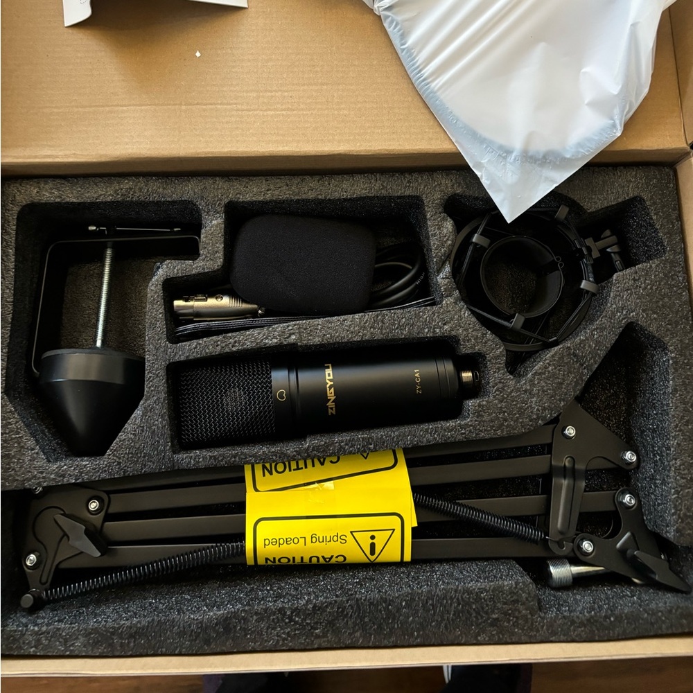 ZINGYOU BM800 Condenser Microphone Bundle Mic Kit for Studio Recording